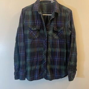 BDG Plaid Button-Up Shirt